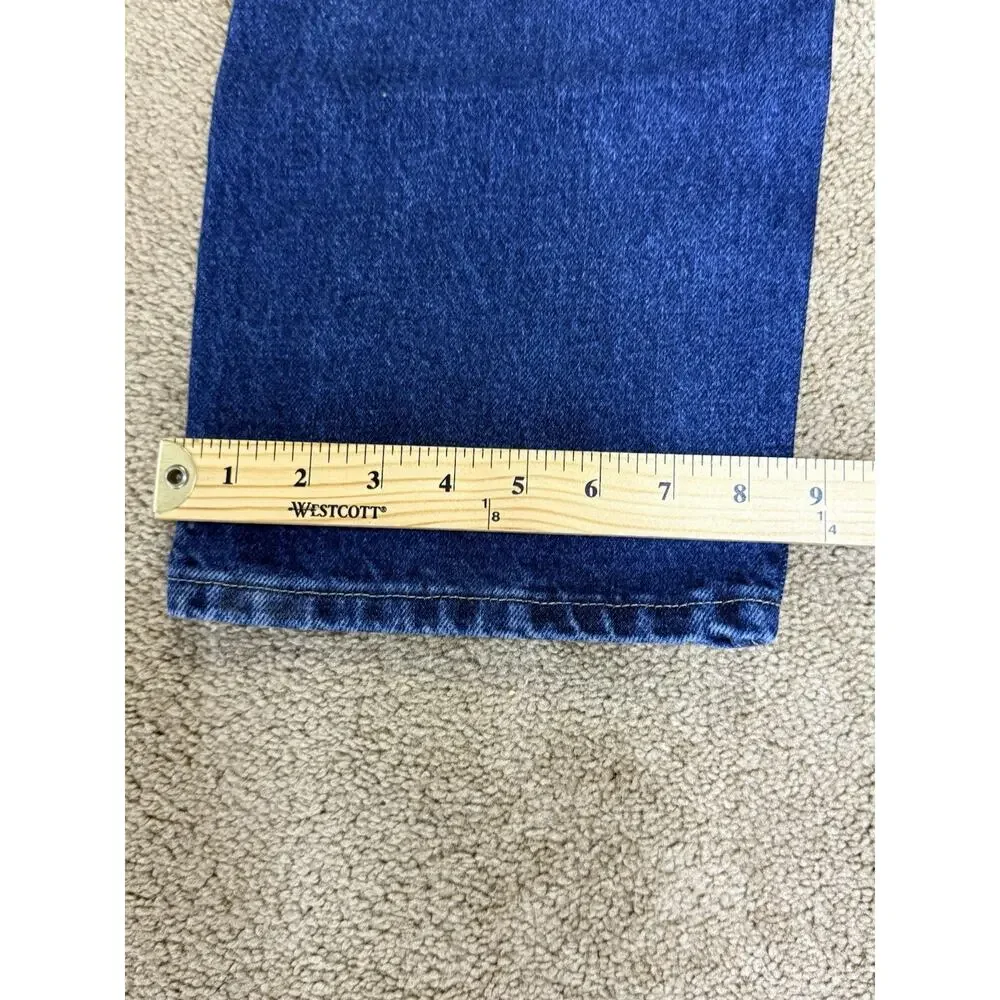 Wrangler Jeans Mens 35x30 Denim Straight Leg 96501MR